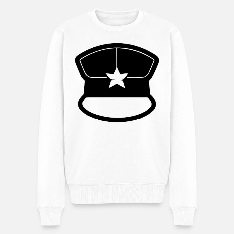 Casque policier - Pull Premium bio Homme - blanc