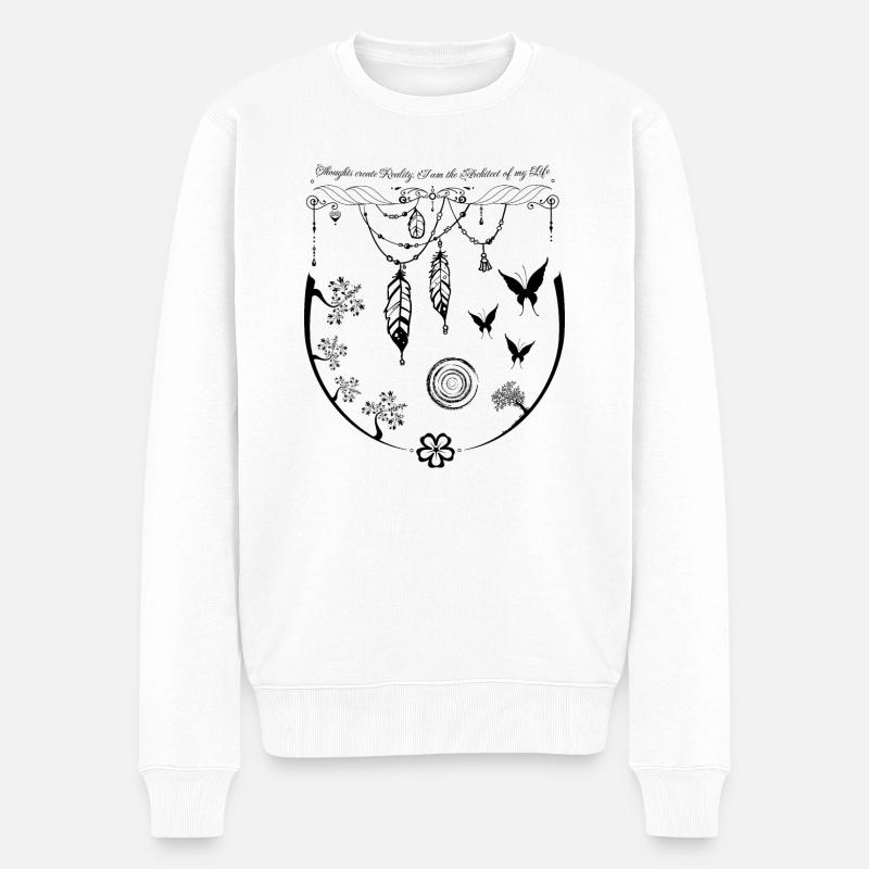 Architecte - Pull Premium bio Homme - blanc