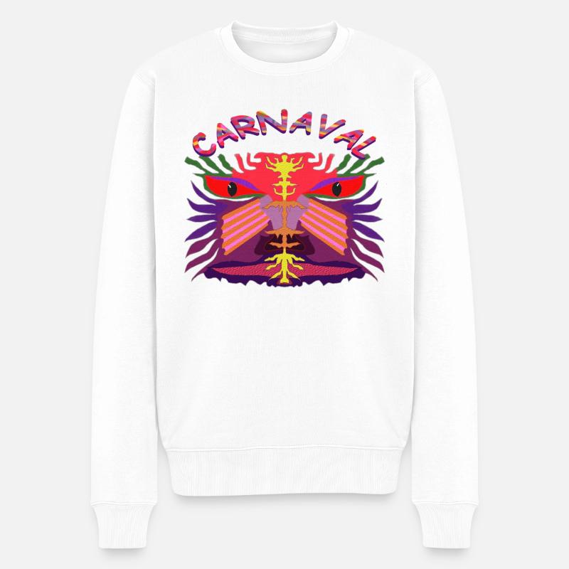 masque carnaval - Pull Premium bio Homme - blanc