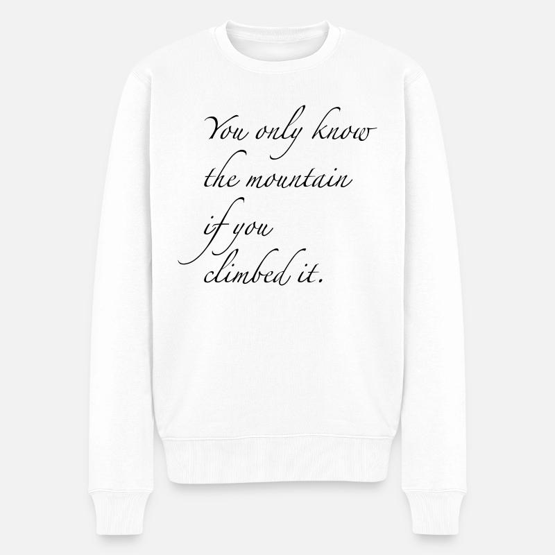 Berg - Pull Premium bio Homme - blanc