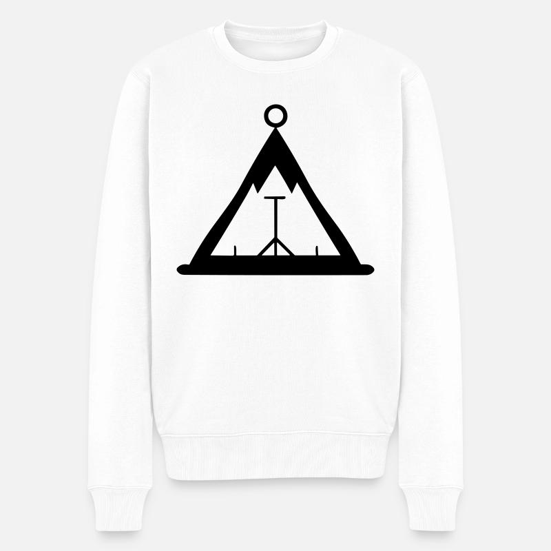 tente de camping - Pull Premium bio Homme - blanc