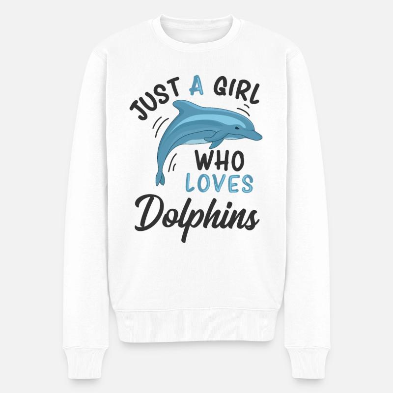 Dauphin - Pull Premium bio Homme - blanc