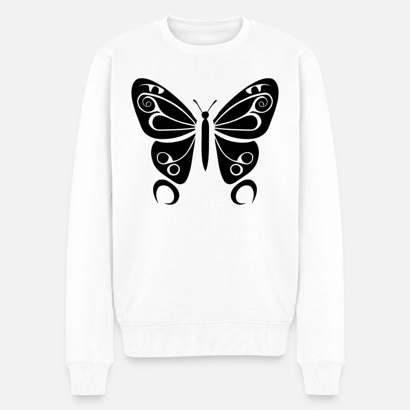 papillon - Pull Premium bio Homme - blanc