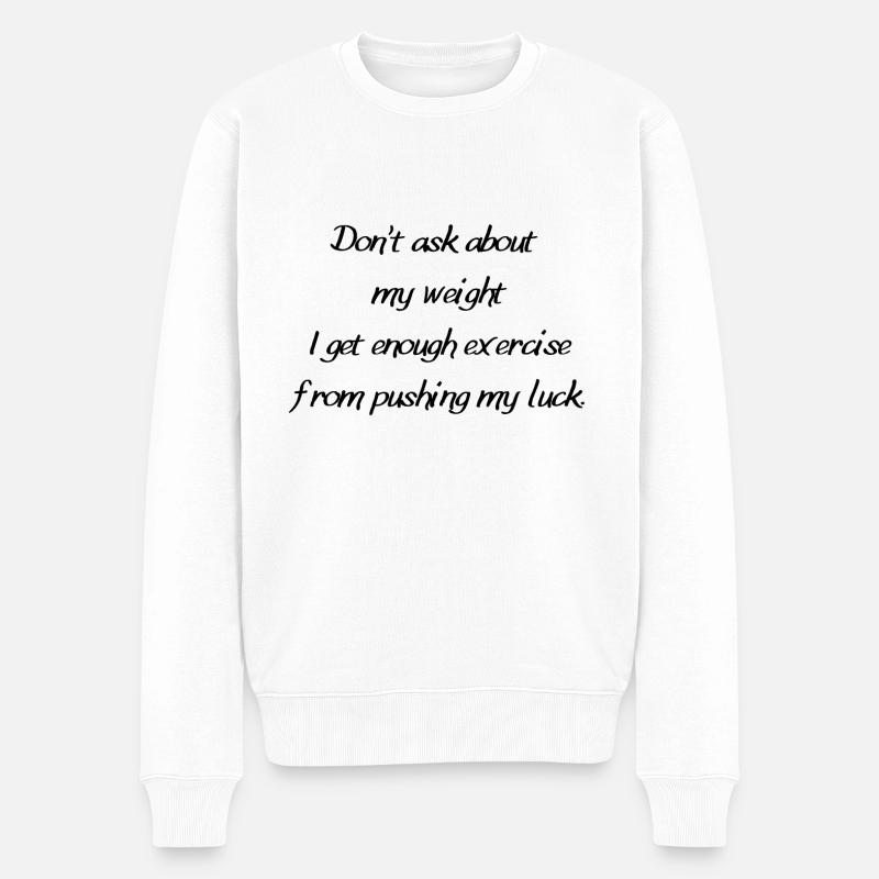 La chance comme exercice - Pull Premium bio Homme - blanc