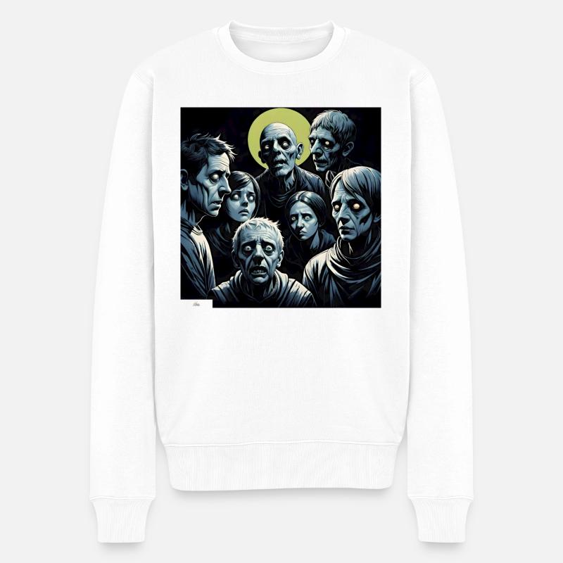 Amis les plus sombres - Pull Premium bio Homme - blanc