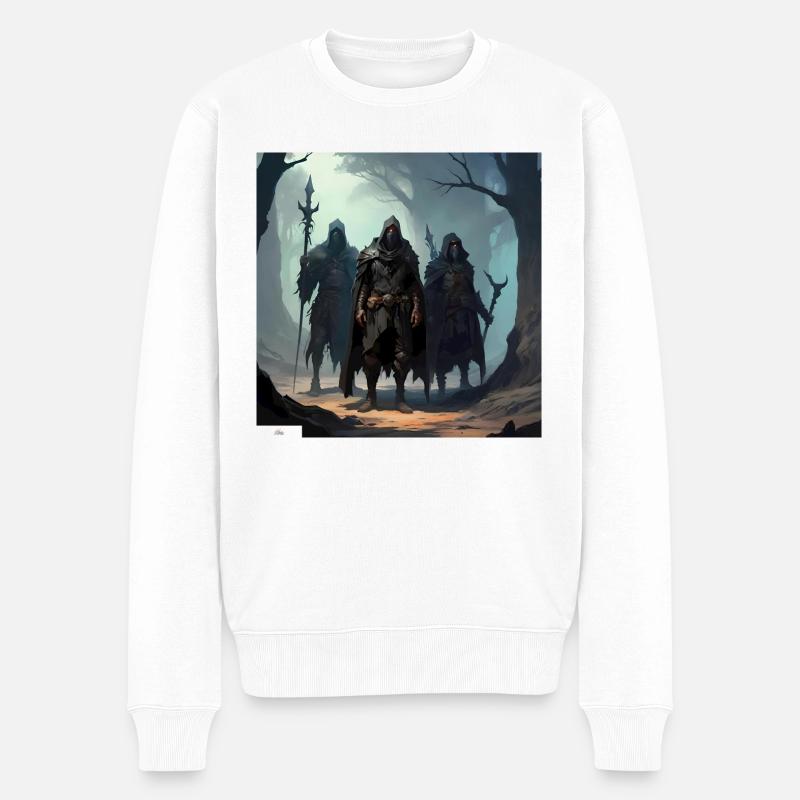 Amis de la fantasy ancienne - Pull Premium bio Homme - blanc