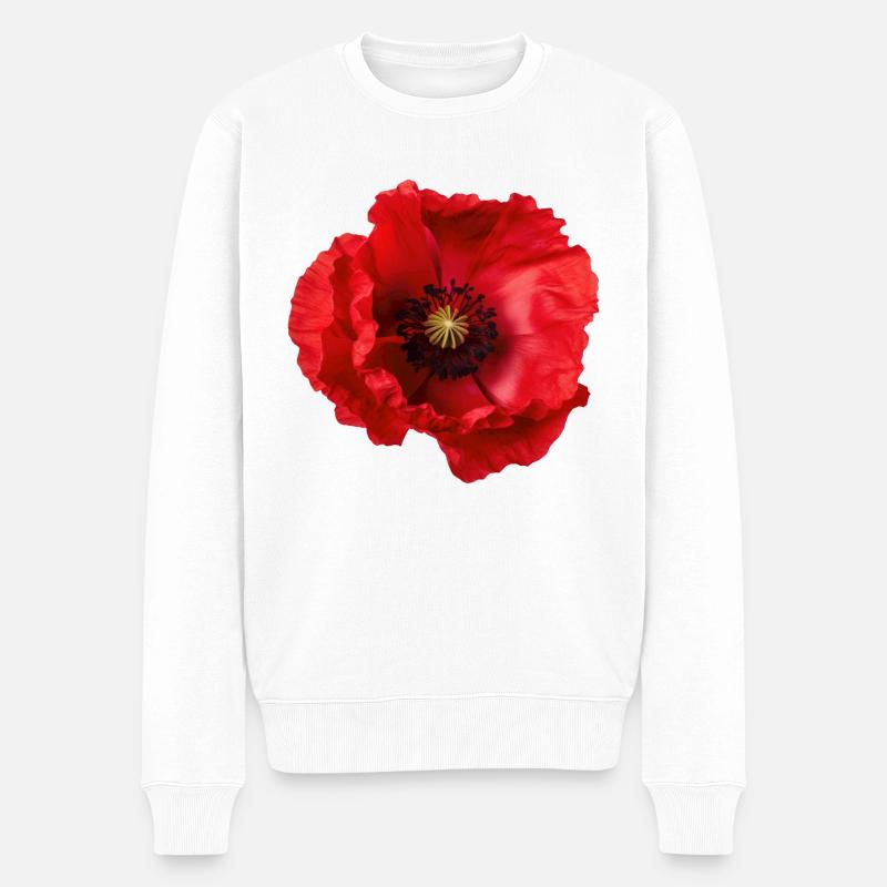 Coquelicot - Pull Premium bio Homme - blanc