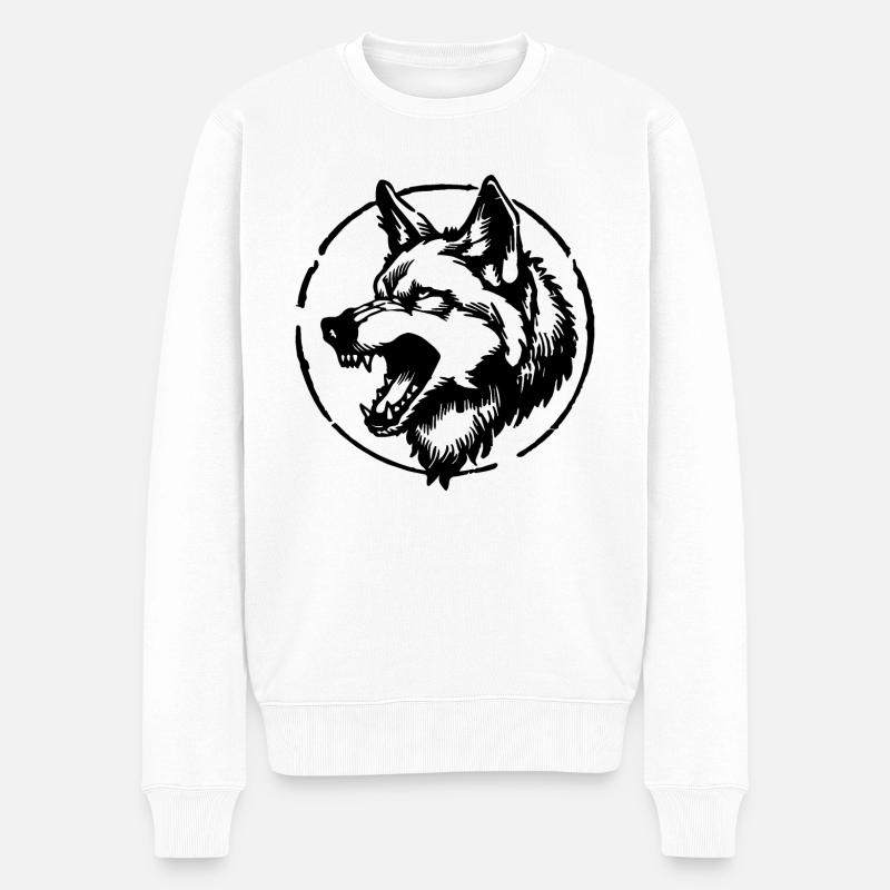 Loup - Pull Premium bio Homme - blanc