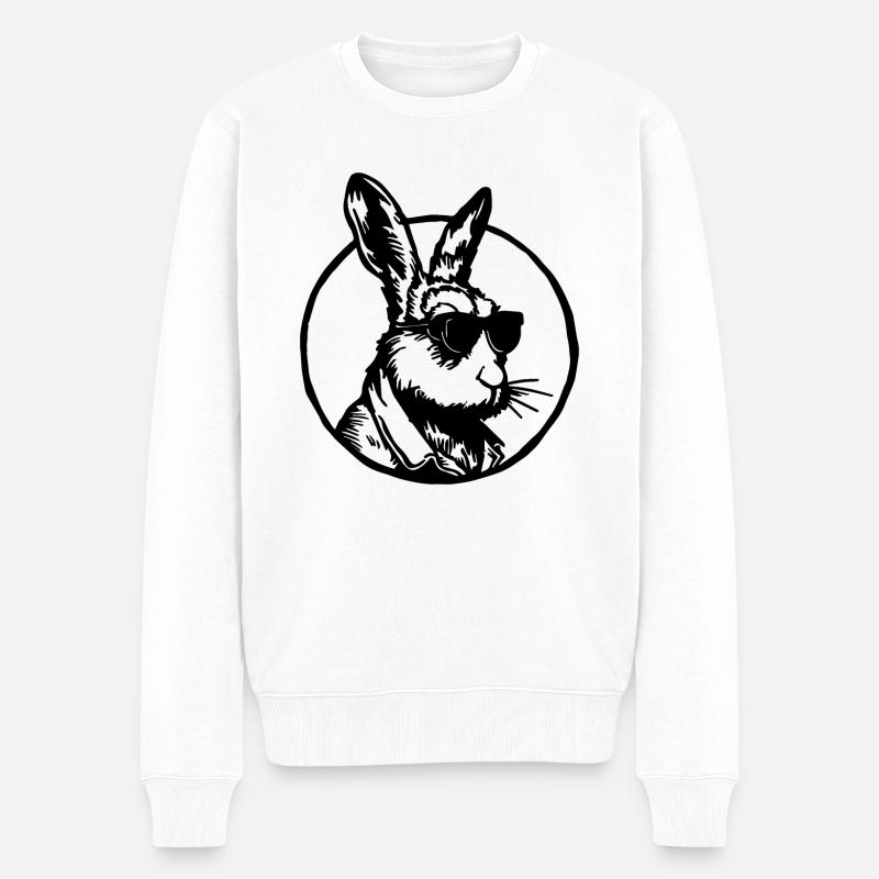 Lapin Lapin - Pull Premium bio Homme - blanc
