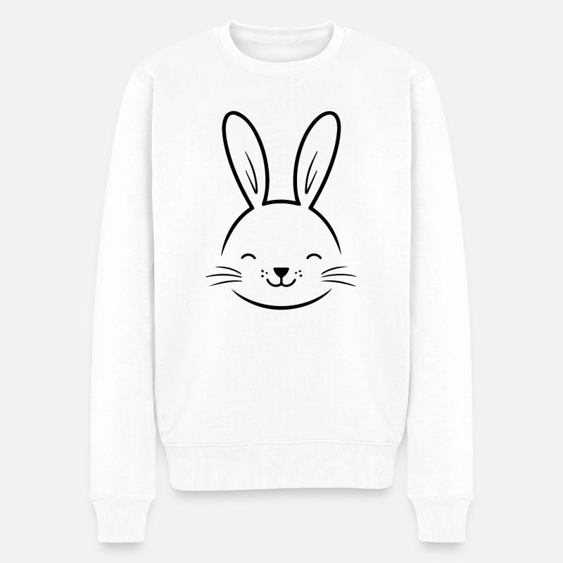 Lapin Lapin - Pull Premium bio Homme - blanc