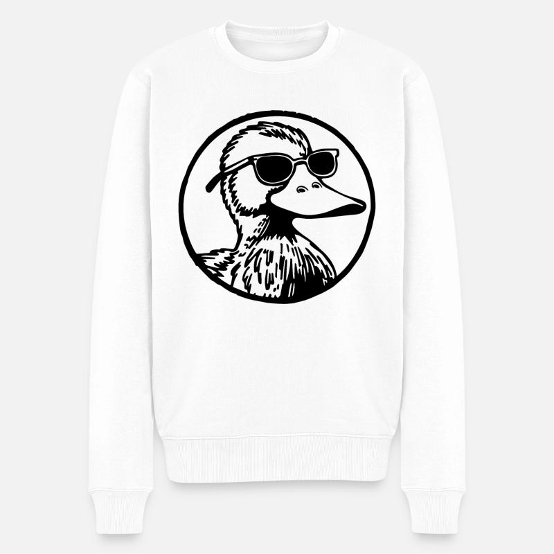 Canards - Pull Premium bio Homme - blanc