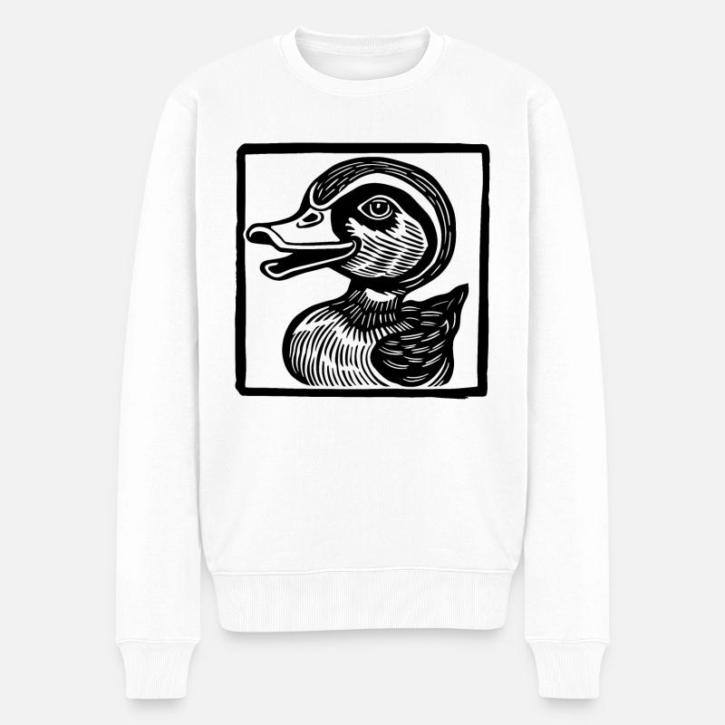 Canards - Pull Premium bio Homme - blanc