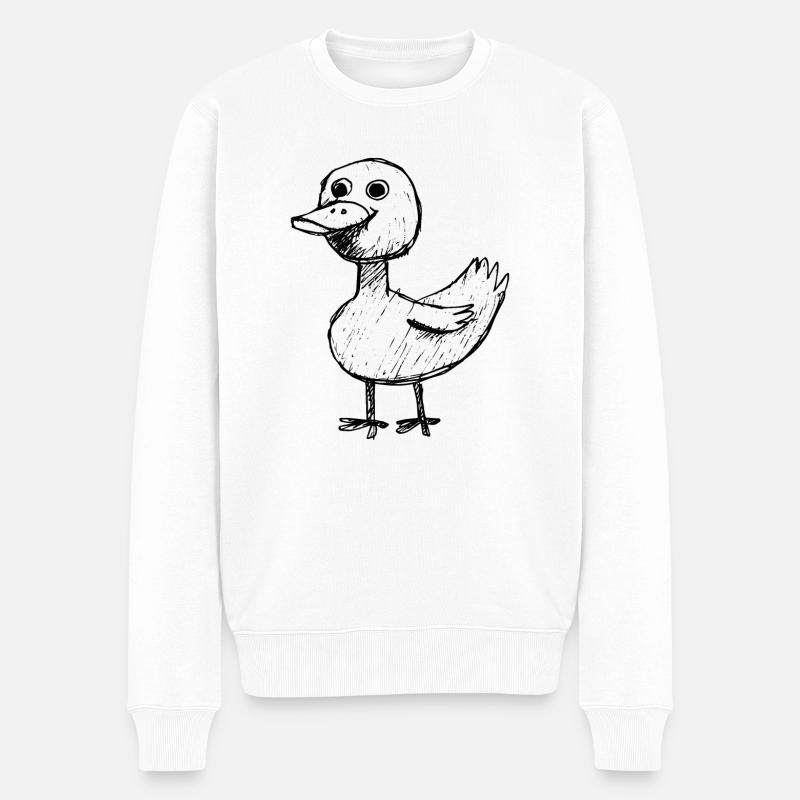 Canards - Pull Premium bio Homme - blanc