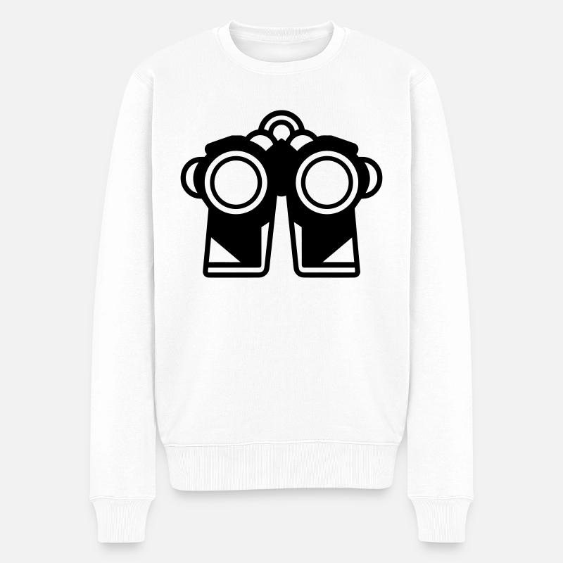 jumelles - Pull Premium bio Homme - blanc