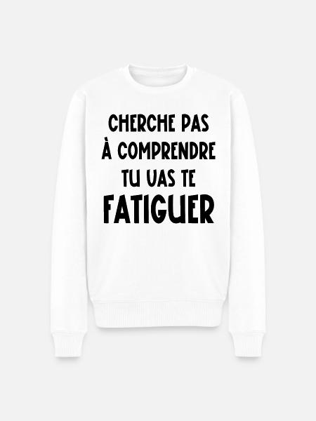 cherche pas à comprendre - Pull Premium bio Homme - blanc