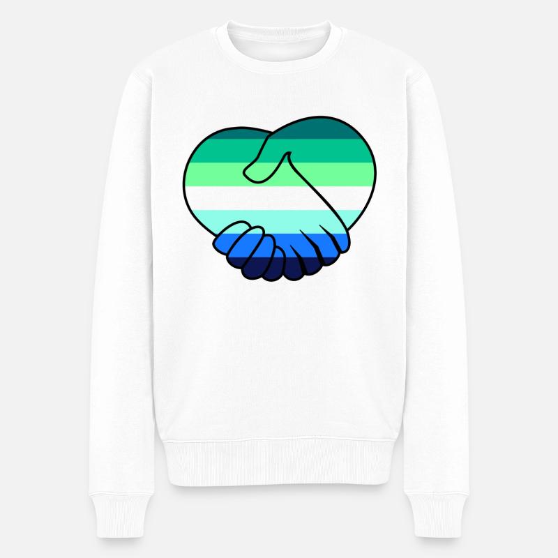 Gay & Respect - Pull Premium bio Homme - blanc