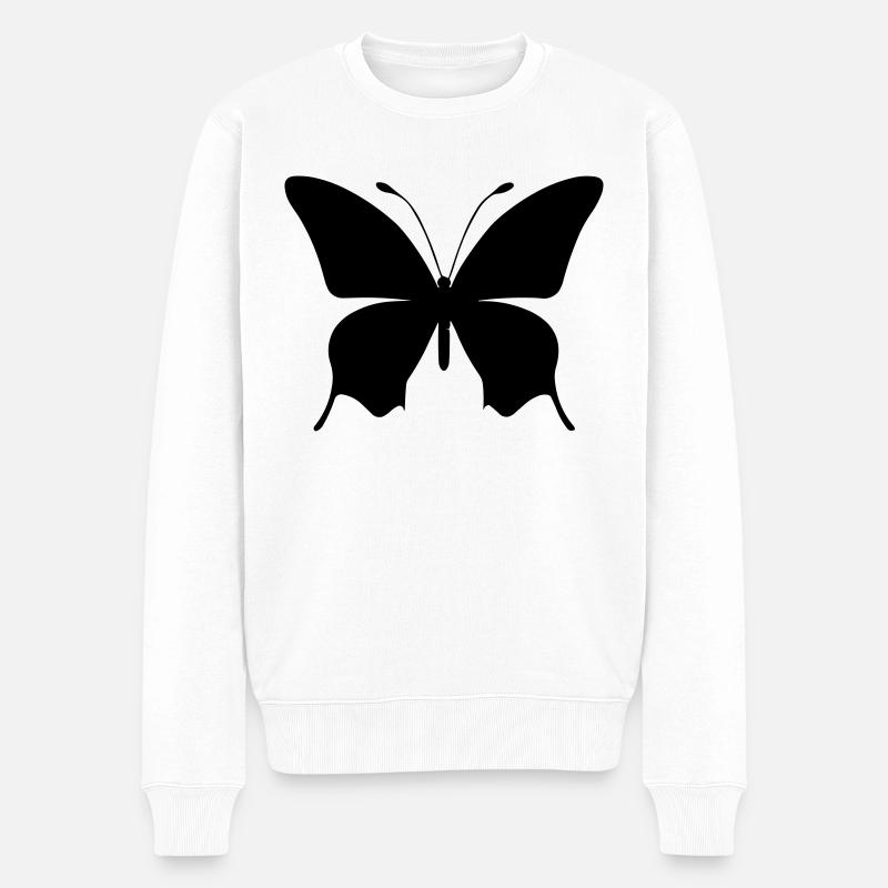 Petit papillon - Pull Premium bio Homme - blanc