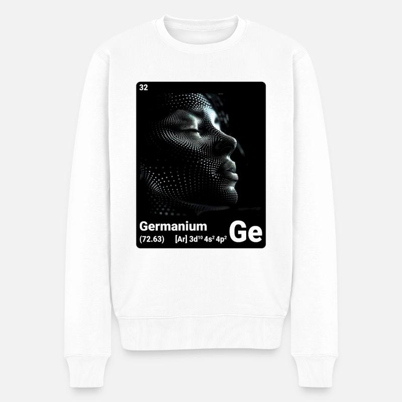 AI am Germanium (bk) - Pull Premium bio Homme - blanc