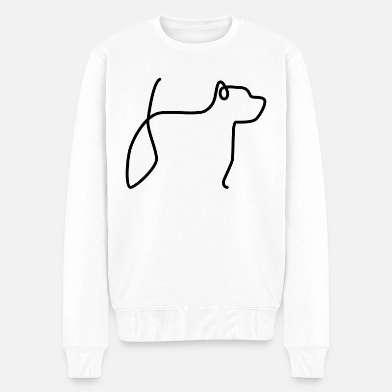 Terrier de Higland de l’Ouest - Pull Premium bio Homme - blanc