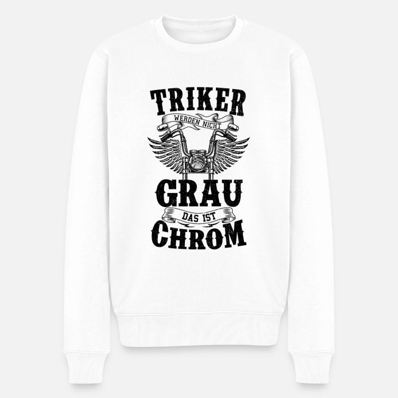 Triker - Pull Premium bio Homme - blanc