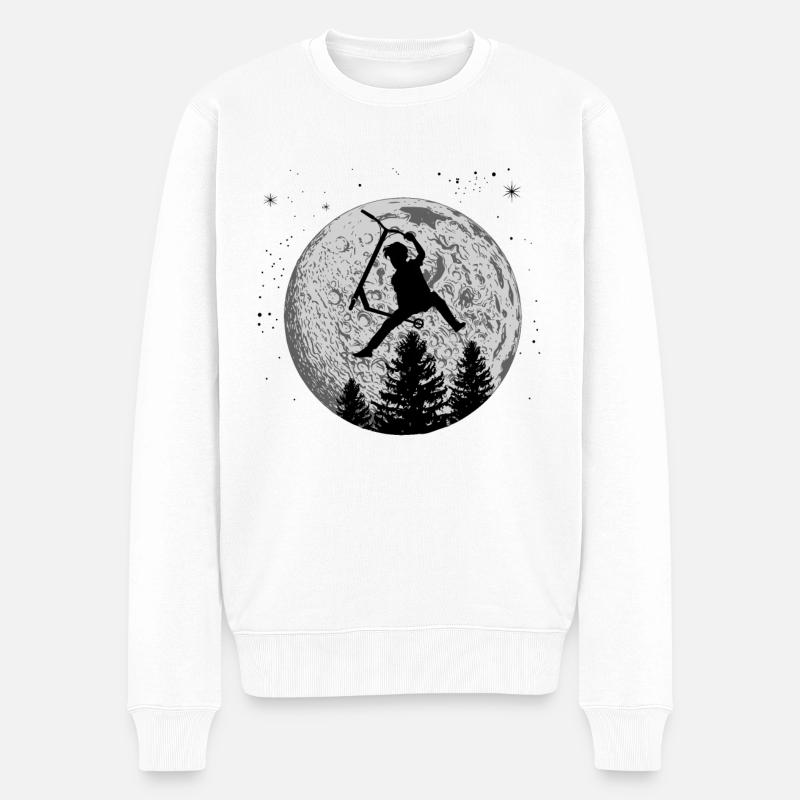 Scooter - Männer Premium Bio Pullover - Weiß