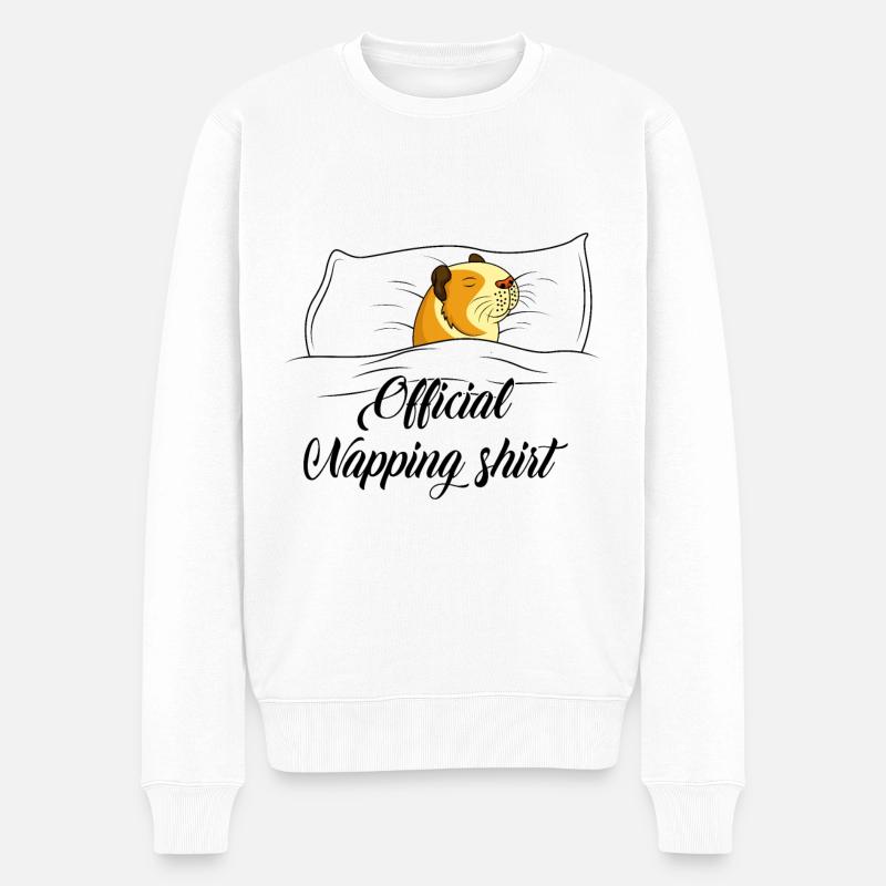 Cochon d'Inde - Pull Premium bio Homme - blanc