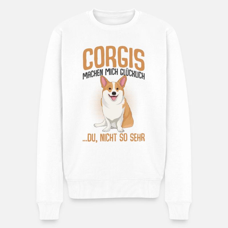 Corgi - Pull Premium bio Homme - blanc