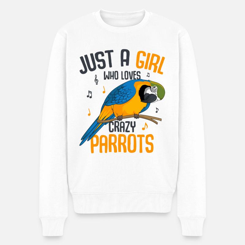 perroquet - Pull Premium bio Homme - blanc