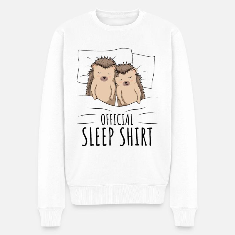 Hérisson - Pull Premium bio Homme - blanc