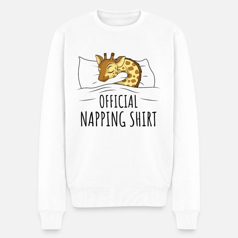 Girafe - Pull Premium bio Homme - blanc