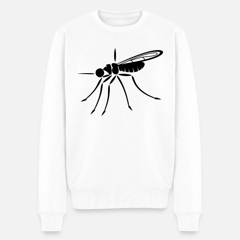moustique - Pull Premium bio Homme - blanc