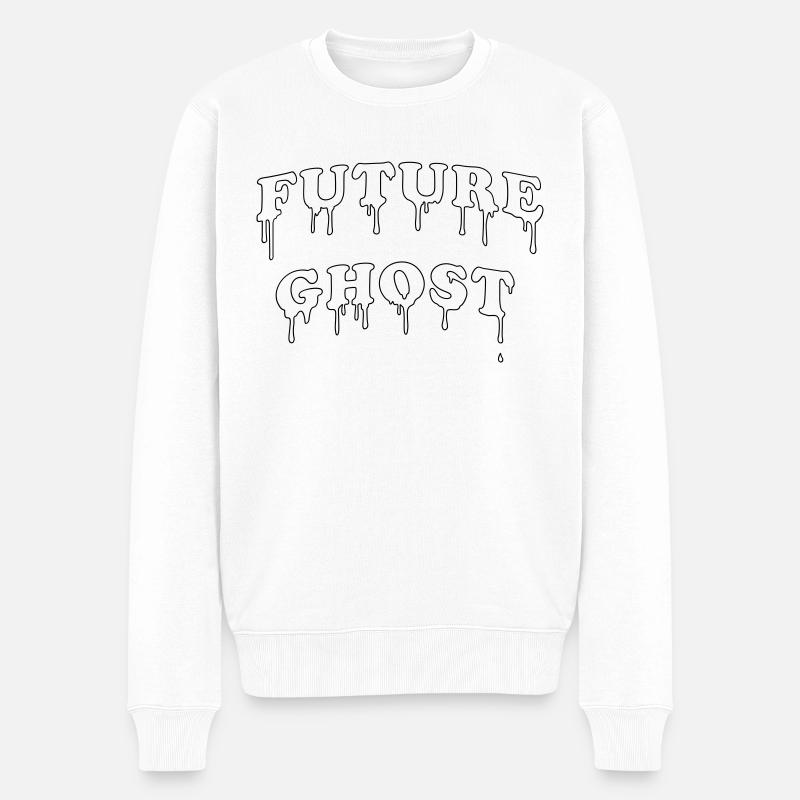 Futur fantôme - Pull Premium bio Homme - blanc
