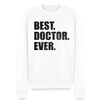 Docteur meilleur docteur Docteur Medic cadeau - Pull Premium bio Homme - blanc - Devant - Thijin (182cm)