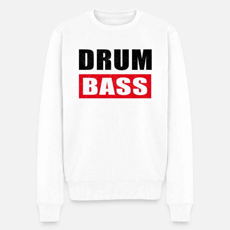 DnB - Pull Premium bio Homme - blanc