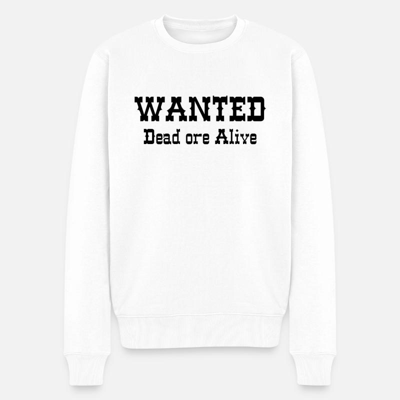 Recherché - Pull Premium bio Homme - blanc