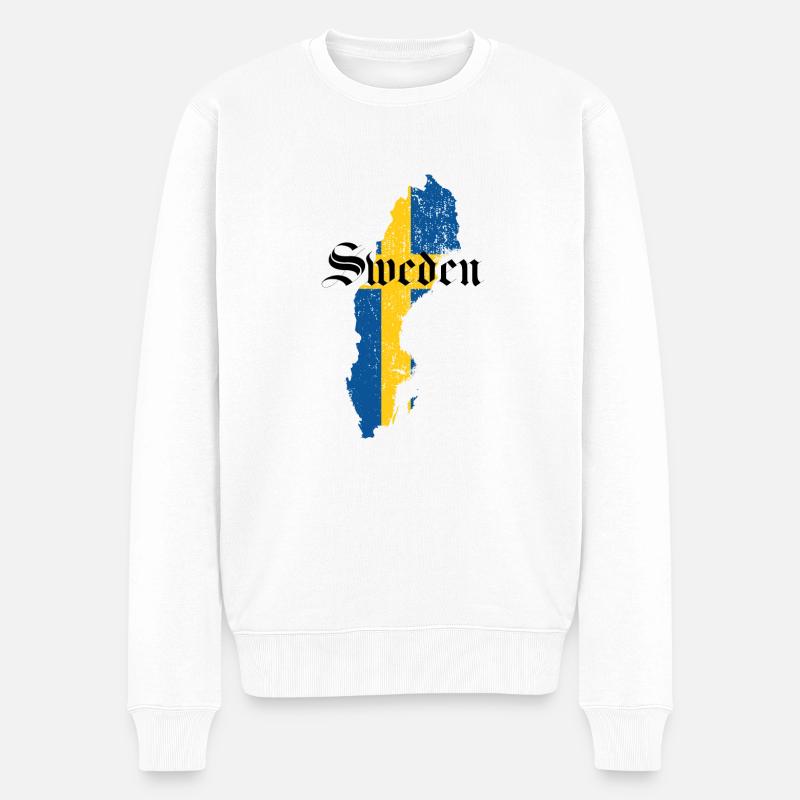 Suède cadeau suédois cadeau - Pull Premium bio Homme - blanc