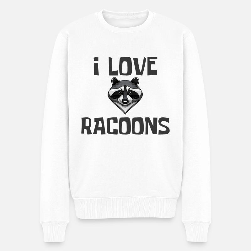 J'AIME LES RACONS - Pull Premium bio Homme - blanc