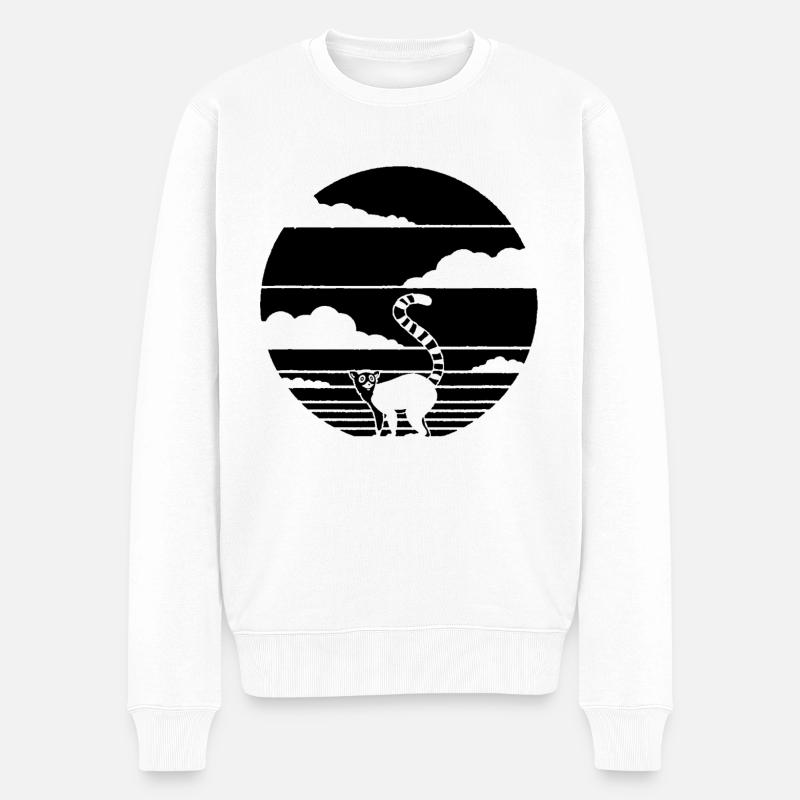 Lemur - Pull Premium bio Homme - blanc