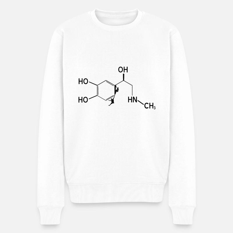 Bouldern - Männer Premium Bio Pullover - Weiß