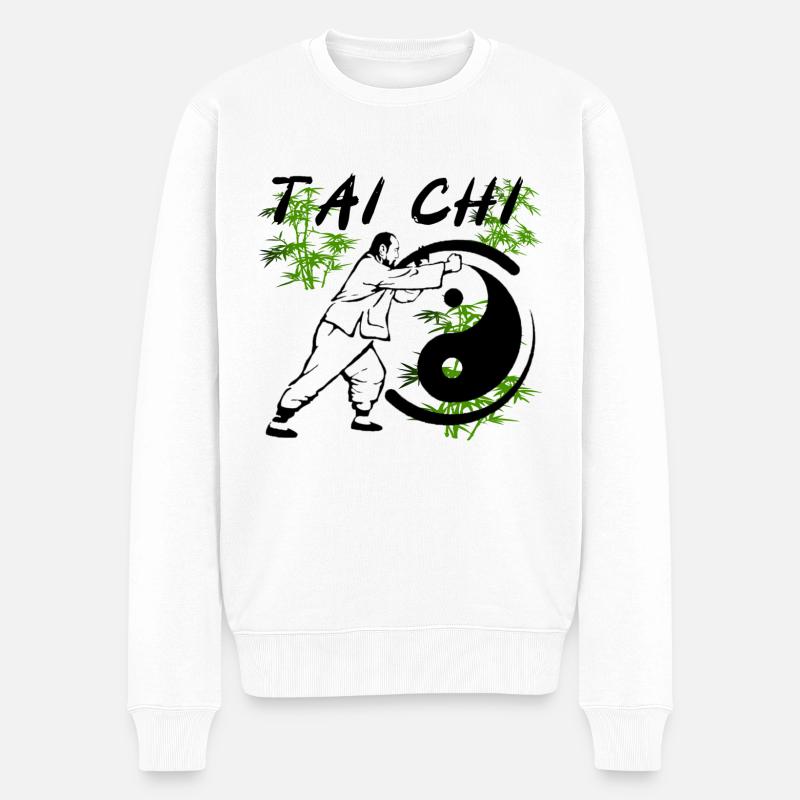 Tai Chi - Pull Premium bio Homme - blanc