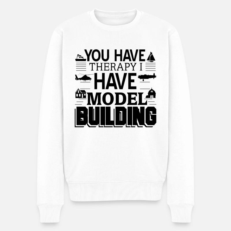 Modélisme - Pull Premium bio Homme - blanc