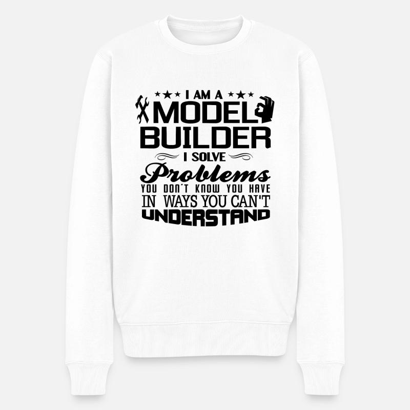 Modélisme - Pull Premium bio Homme - blanc