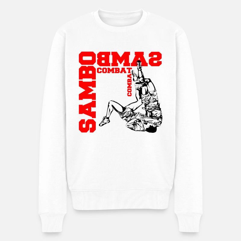 Sambo - Pull Premium bio Homme - blanc