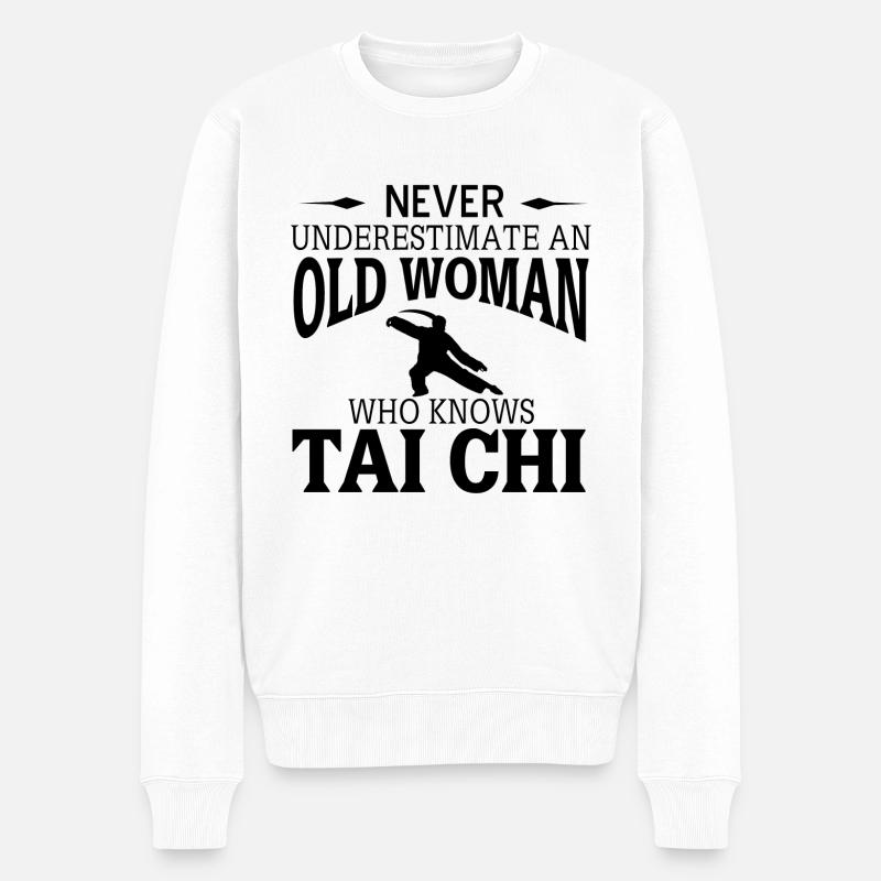 Tai Chi - Pull Premium bio Homme - blanc