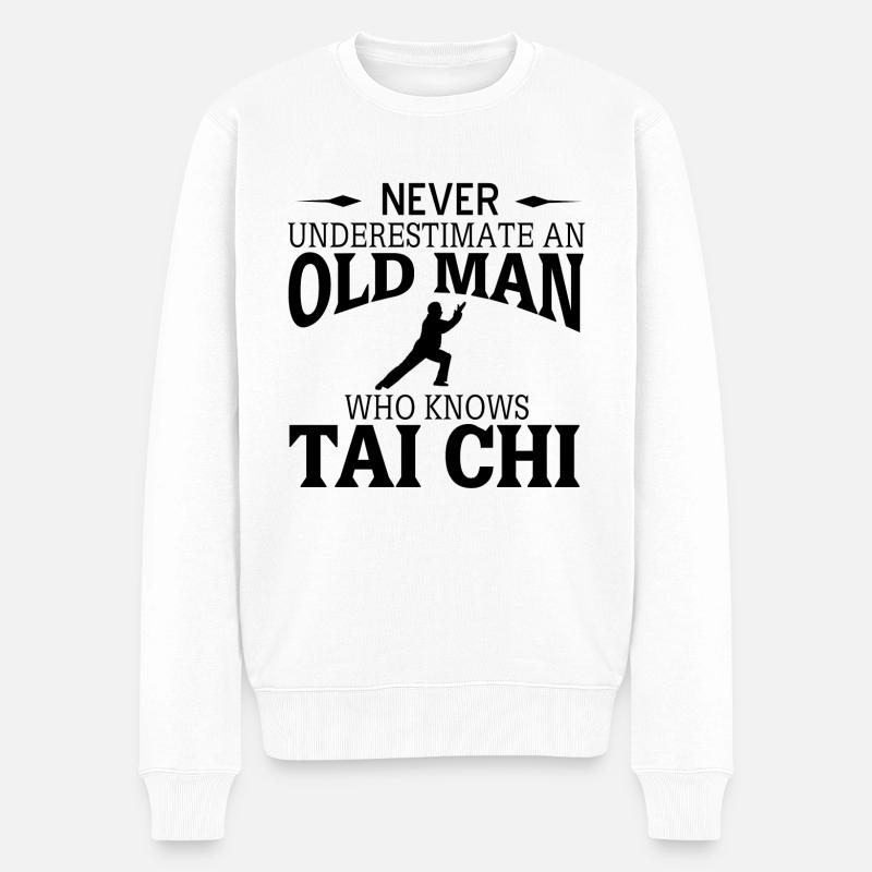 Tai Chi - Pull Premium bio Homme - blanc