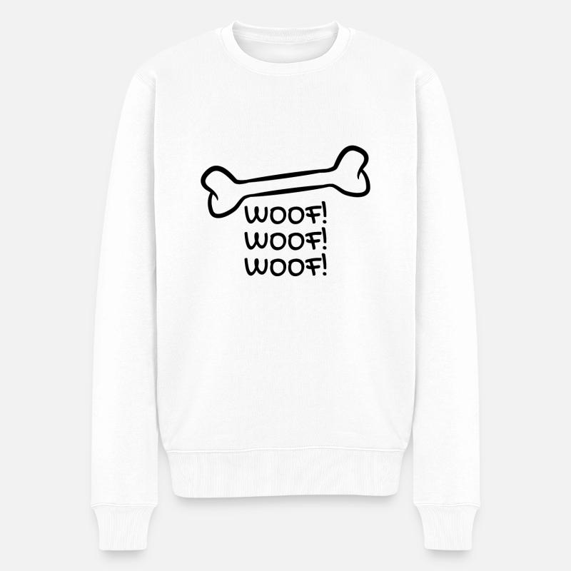 Os de chien - Pull Premium bio Homme - blanc