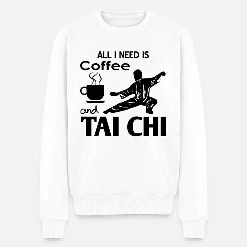 Tai Chi - Pull Premium bio Homme - blanc