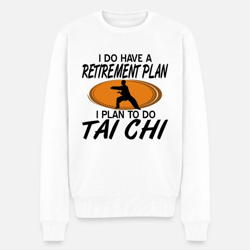 Tai Chi - Pull Premium bio Homme - blanc