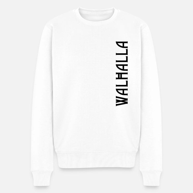 walhalla - Pull Premium bio Homme - blanc