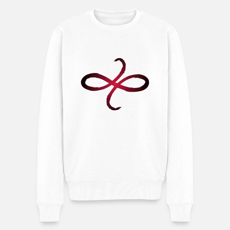 Symboles celtiques amitié - Pull Premium bio Homme - blanc